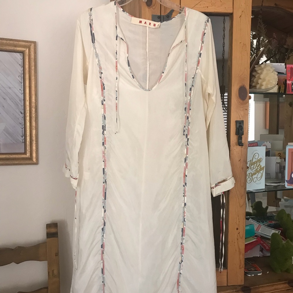 Marni Kaftan Dress 100% silk